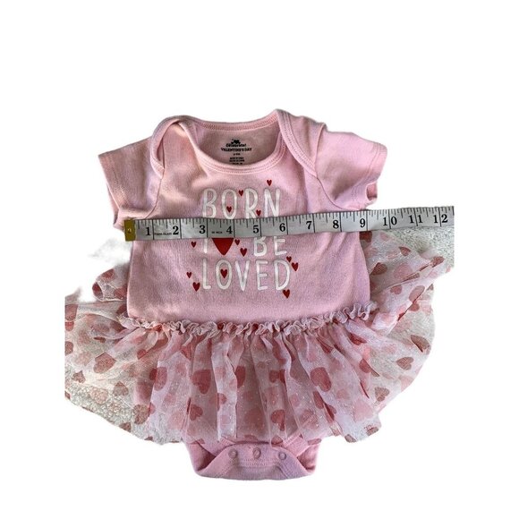 Baby Girls Valentine Onesis - Picture 1 of 4